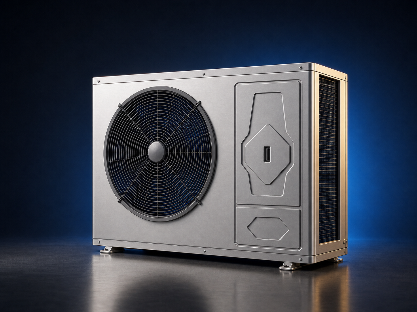 Single-fan GOLD R410A SK22 22 kW air-to-water heat pump